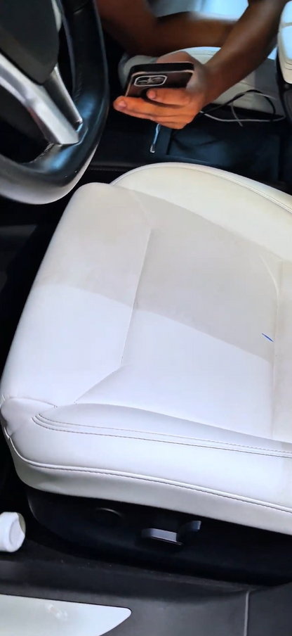 KrytexPower Car Leather Cleaner Kit – Clean & Condition Set for Auto Interior