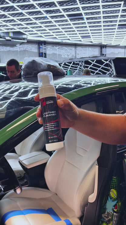 KrytexPower Car Leather Cleaner Kit – Clean & Condition Set for Auto Interior